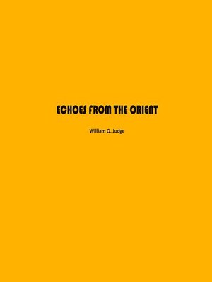cover image of Echoes from the Orient